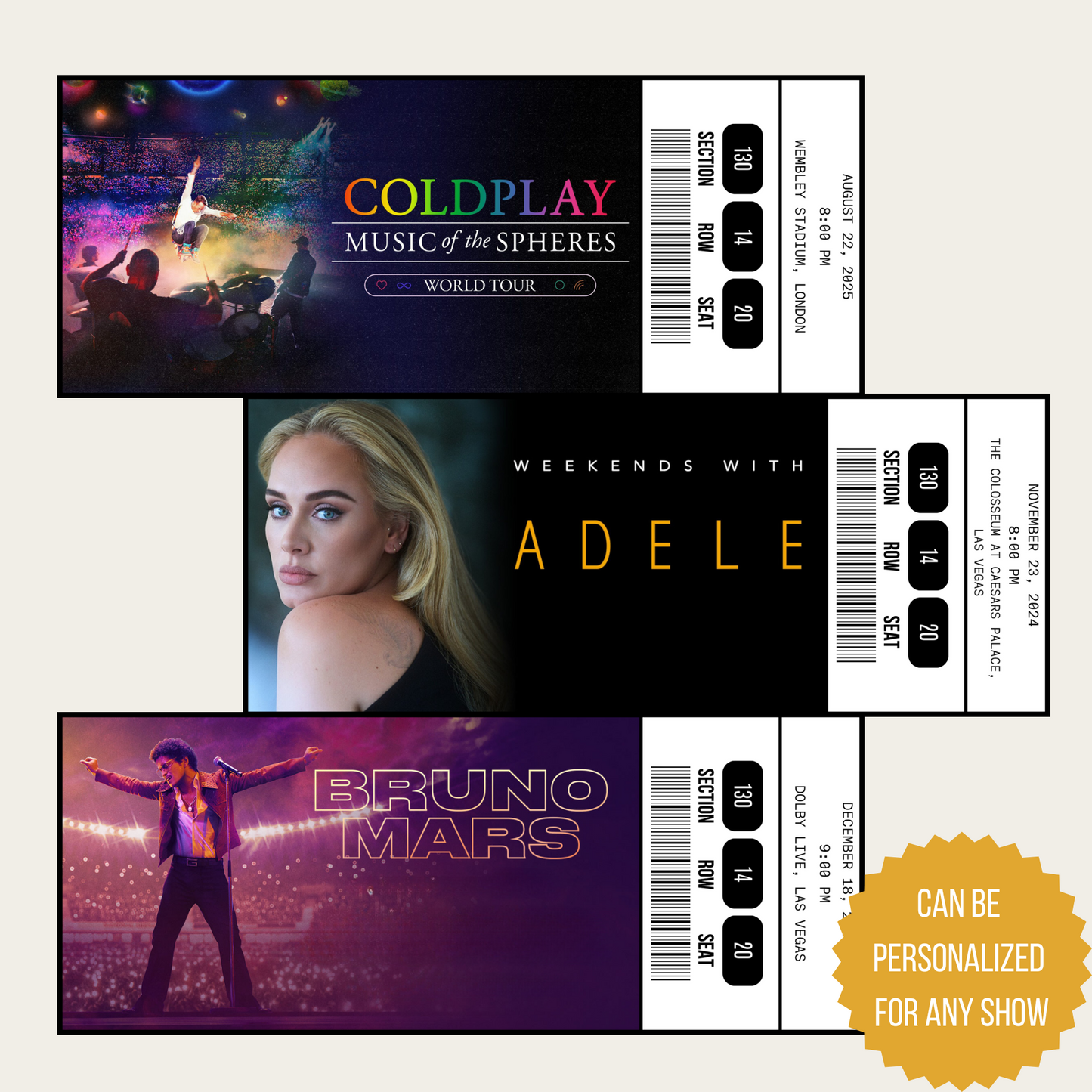 Full Color Ticket | Concert