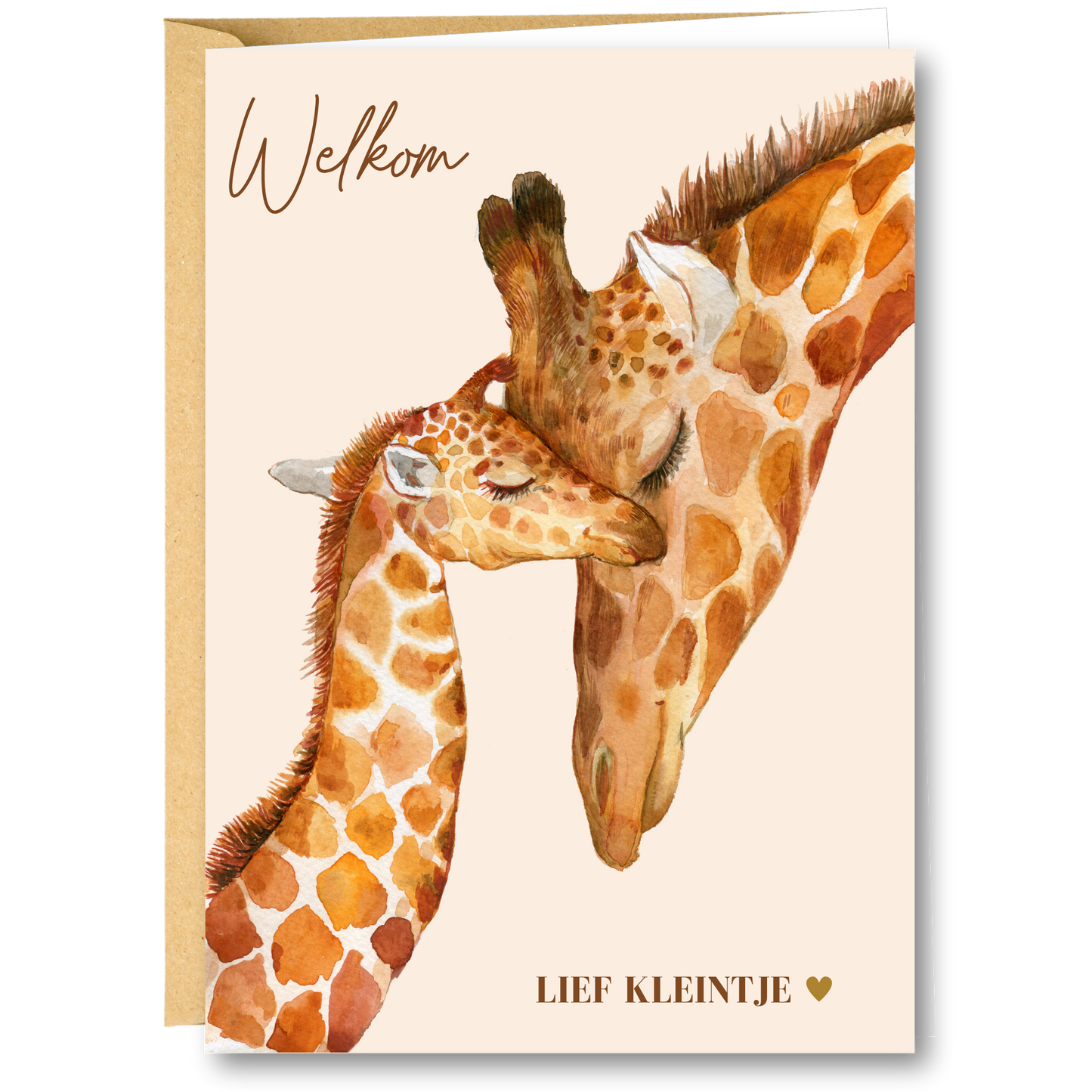 WENSKAART | WELKOM LIEF KLEINTJE GIRAF