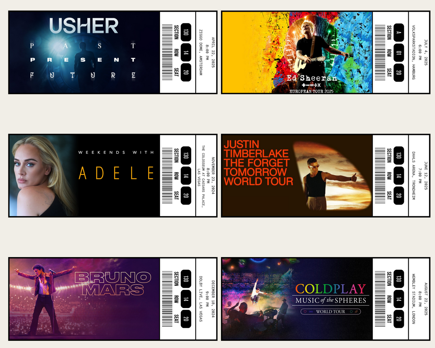 Full Color Ticket | Concert