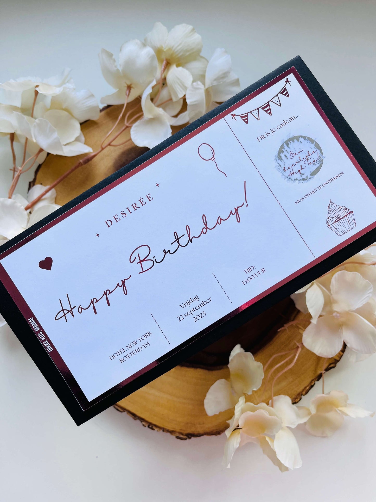 Foil Ticket | Happy Birthday