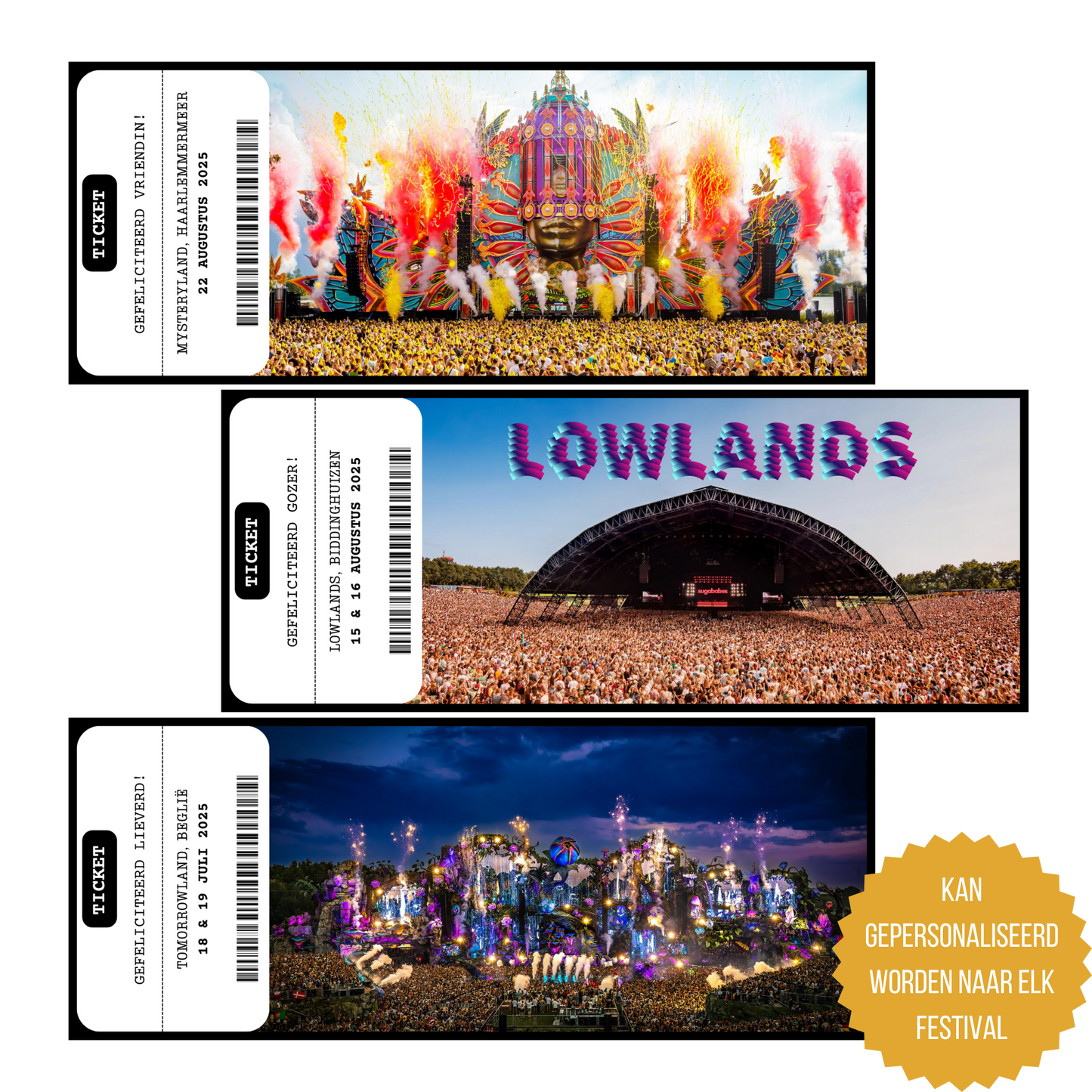 Full Color Ticket | Festival