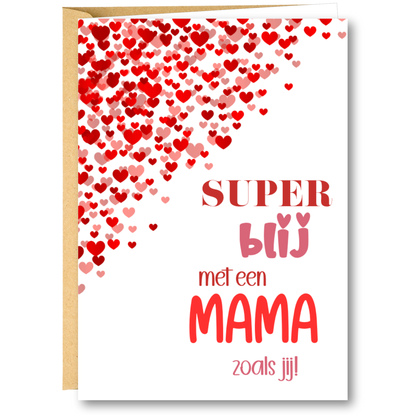 WENSKAART | MOEDERDAG RODE HARTJES