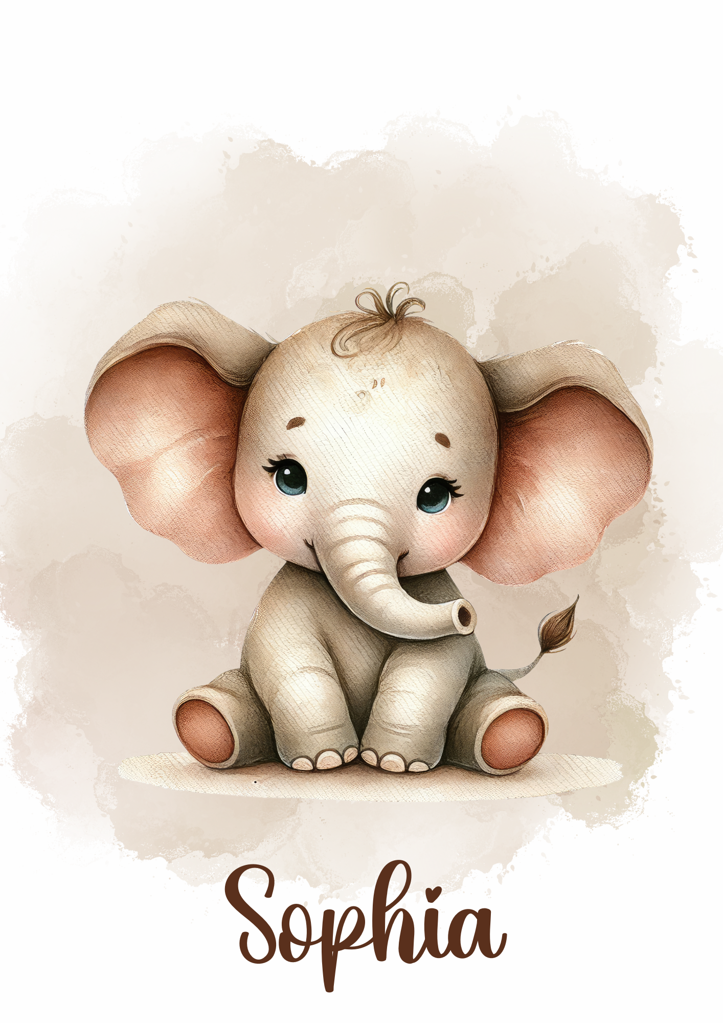Full Color Poster | Drieluik Dieren Gepersonaliseerd