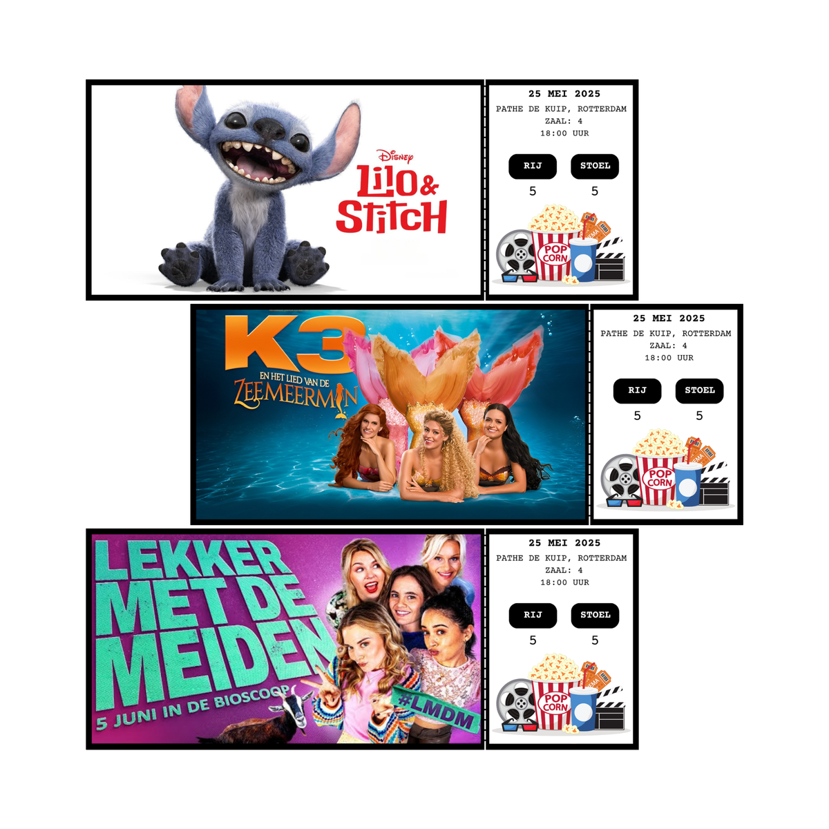 Full Color Ticket | Bioscoop