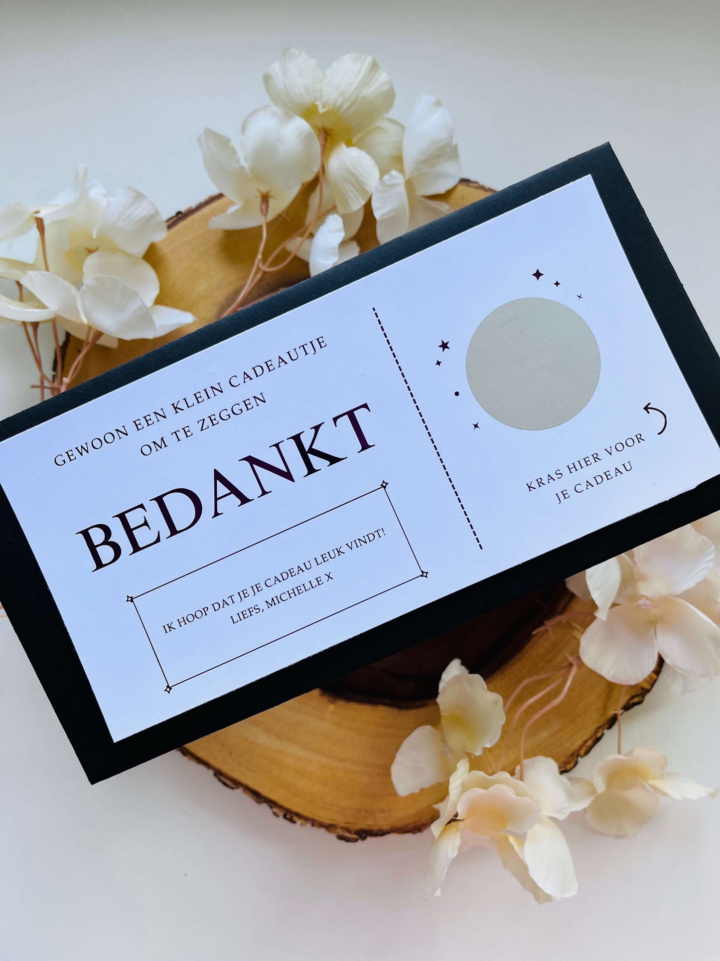 Foil Ticket | Bedankt
