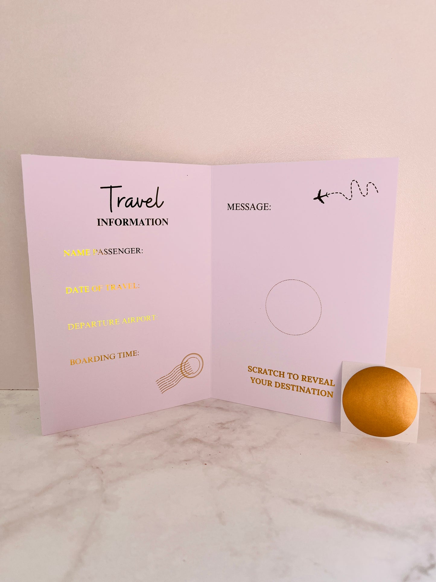 Foil Ticket | Travel Passport