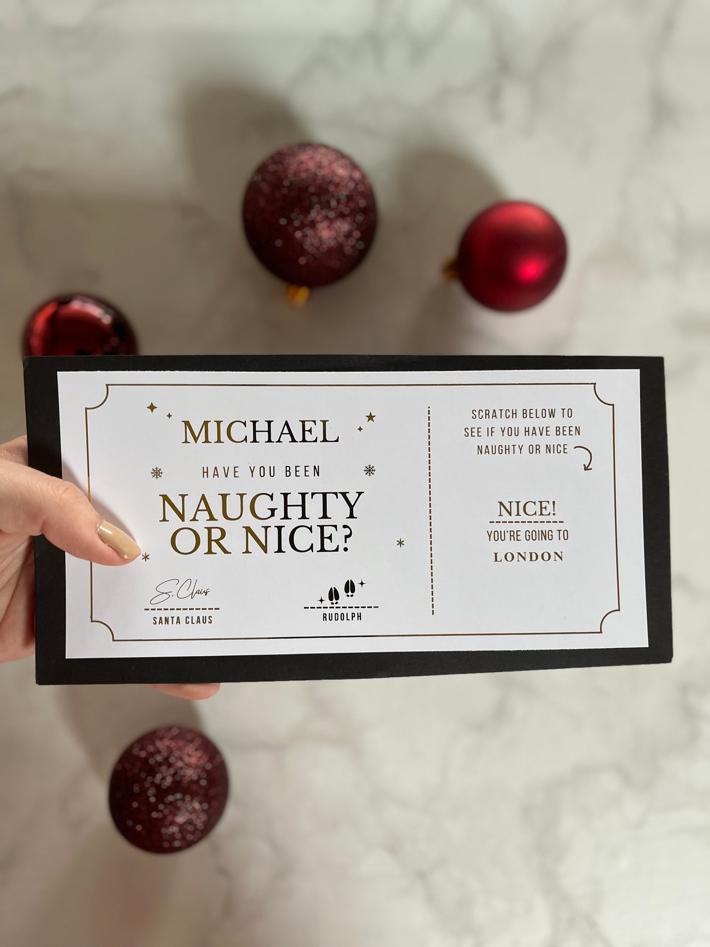 Foil Ticket | Naughty or Nice