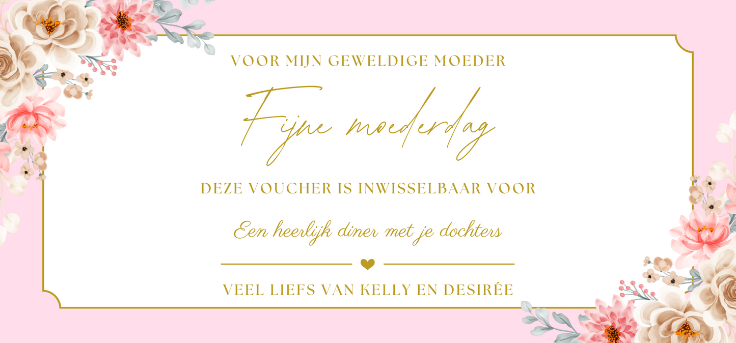 Full Color Cadeau Ticket | Moederdag
