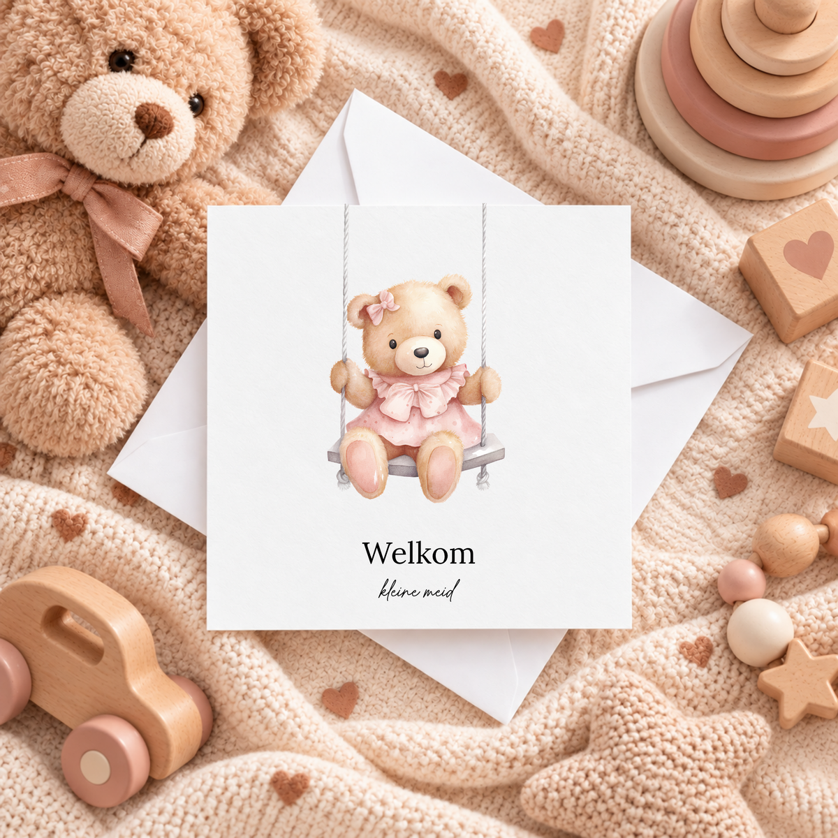 WENSKAART | WELKOM KLEINE MEID