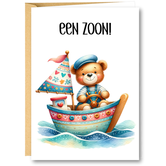 WENSKAART | EEN ZOON!