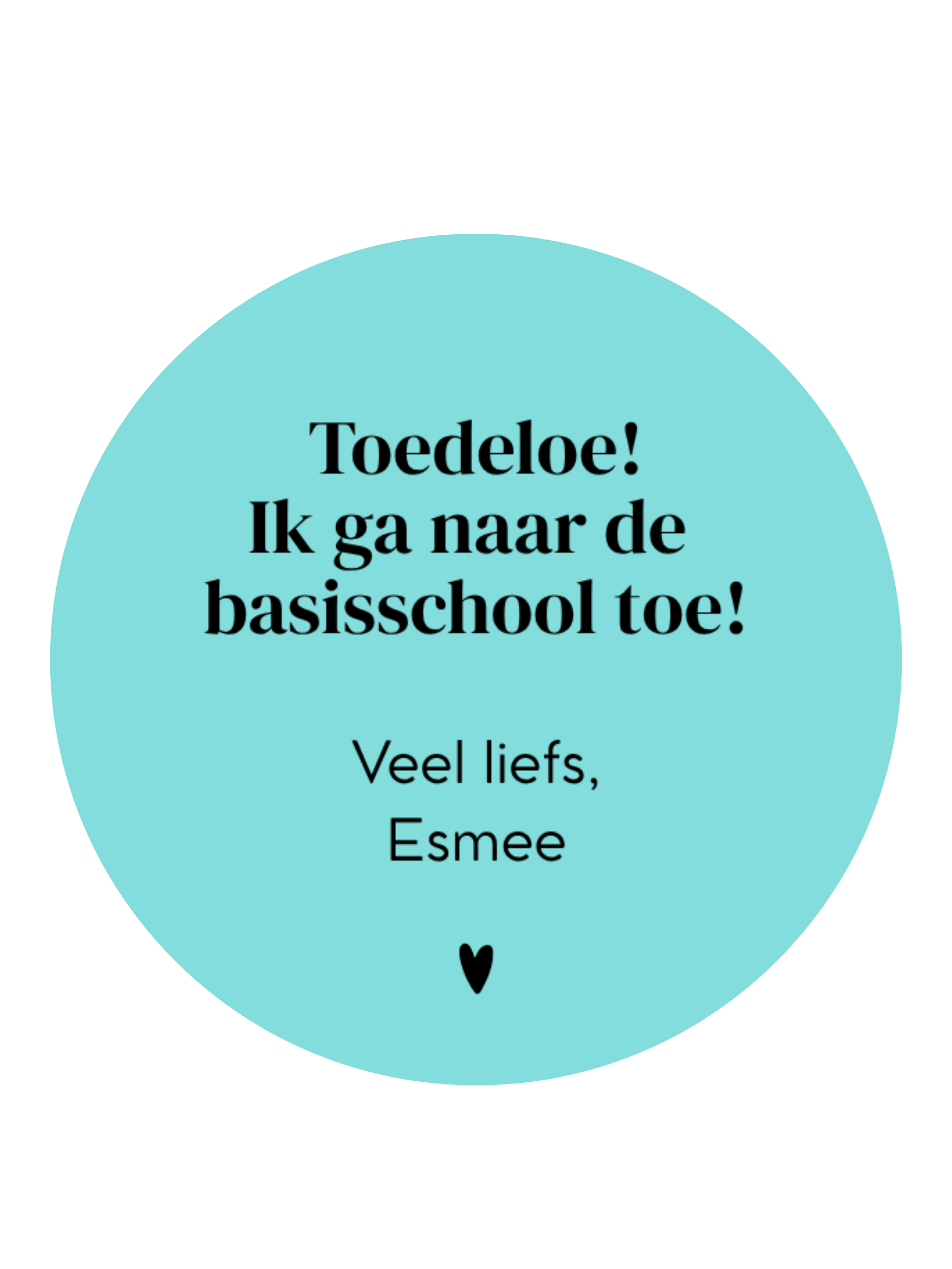 STICKER | TOEDELOE BASISSCHOOL
