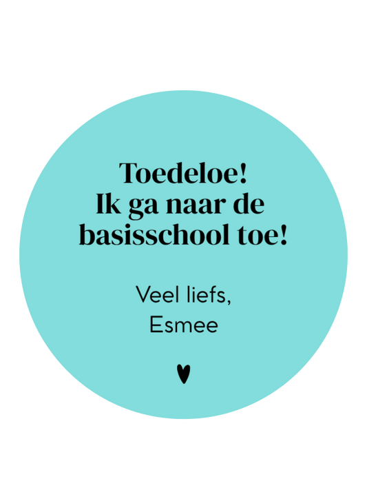 STICKER | TOEDELOE BASISSCHOOL