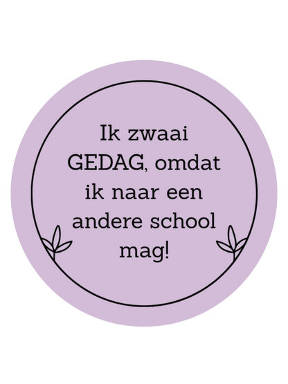 STICKER | IK ZWAAI GEDAG