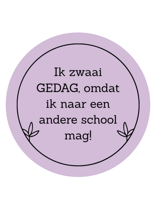 STICKER | IK ZWAAI GEDAG