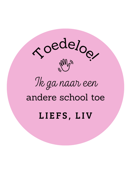 STICKER | TOEDELOE ANDERE SCHOOL
