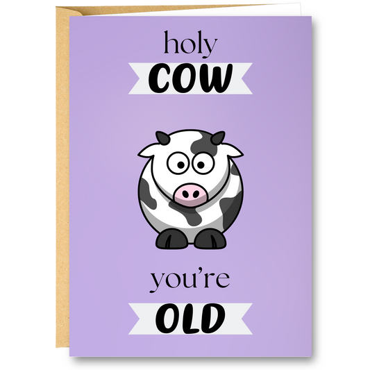 WENSKAART | HOLY COW YOU'RE OLD