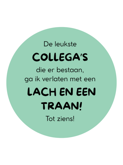 STICKER | AFSCHEID COLLEGA'S