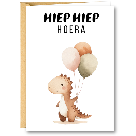 WENSKAART | DINO BALLON