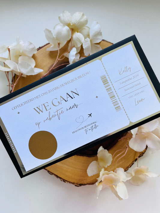 Foil Ticket | Boardingpass Scratchoff