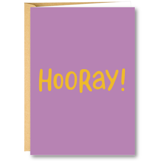 WENSKAART | HOORAY!