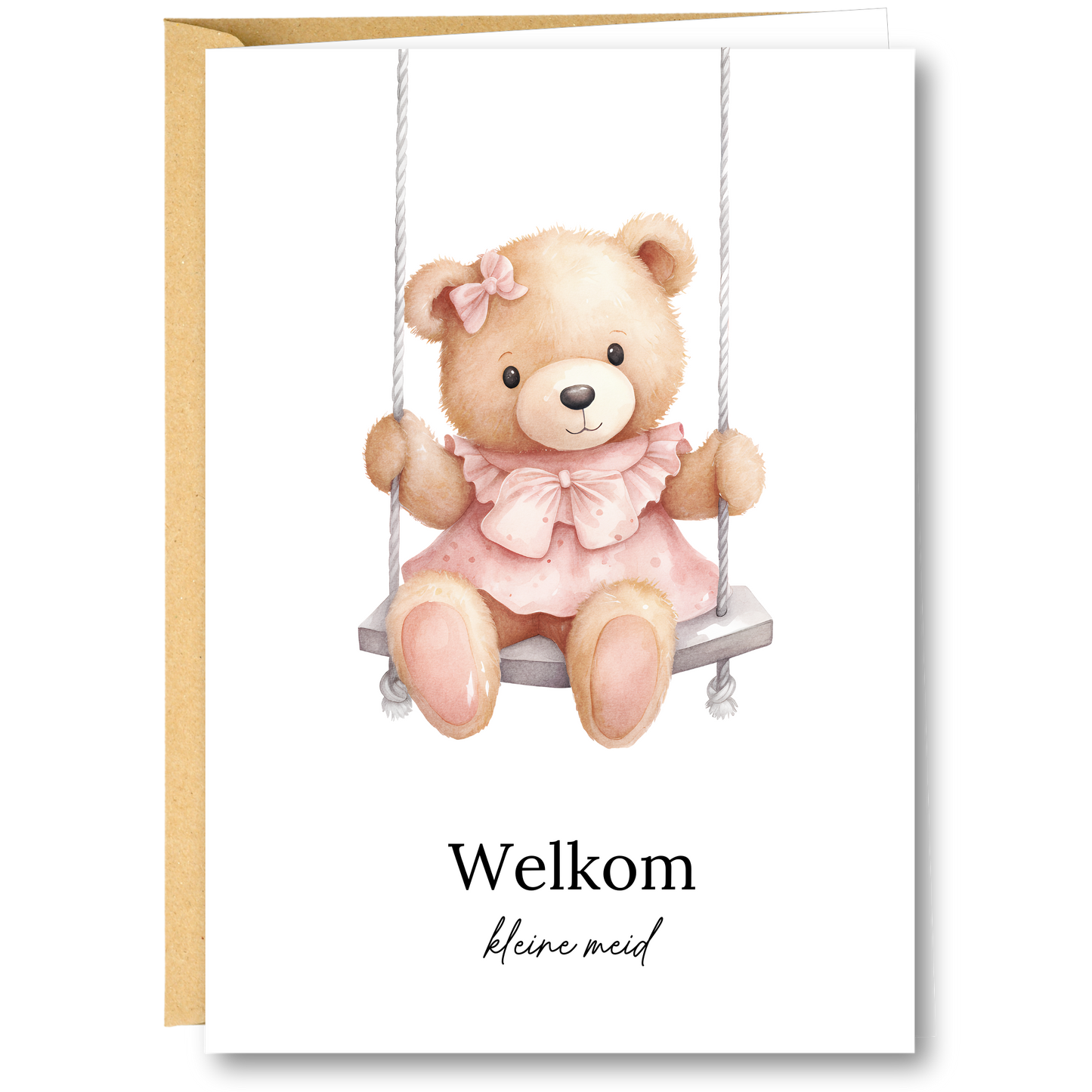 WENSKAART | WELKOM KLEINE MEID