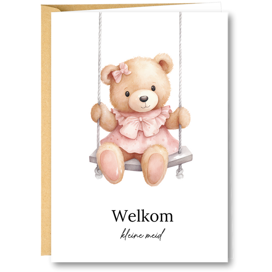 WENSKAART | WELKOM KLEINE MEID
