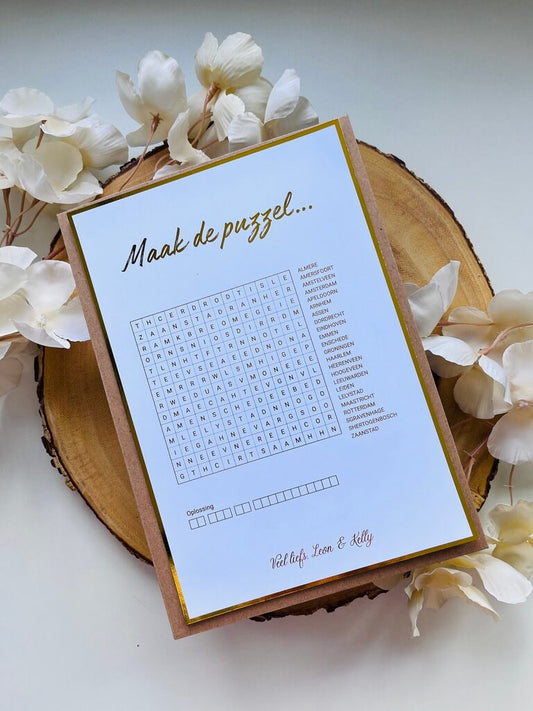 Foil Ticket | Woordzoeker