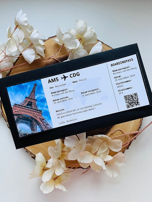 Full Color Gift Ticket | Vliegticket