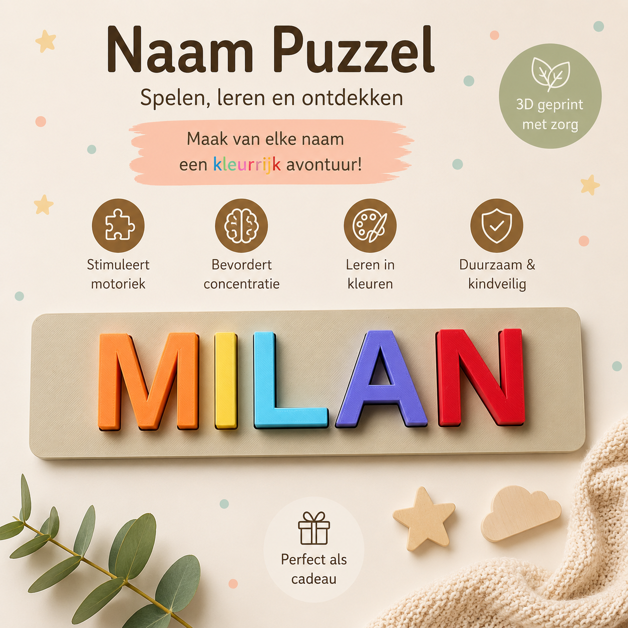 3D | NAAM PUZZEL