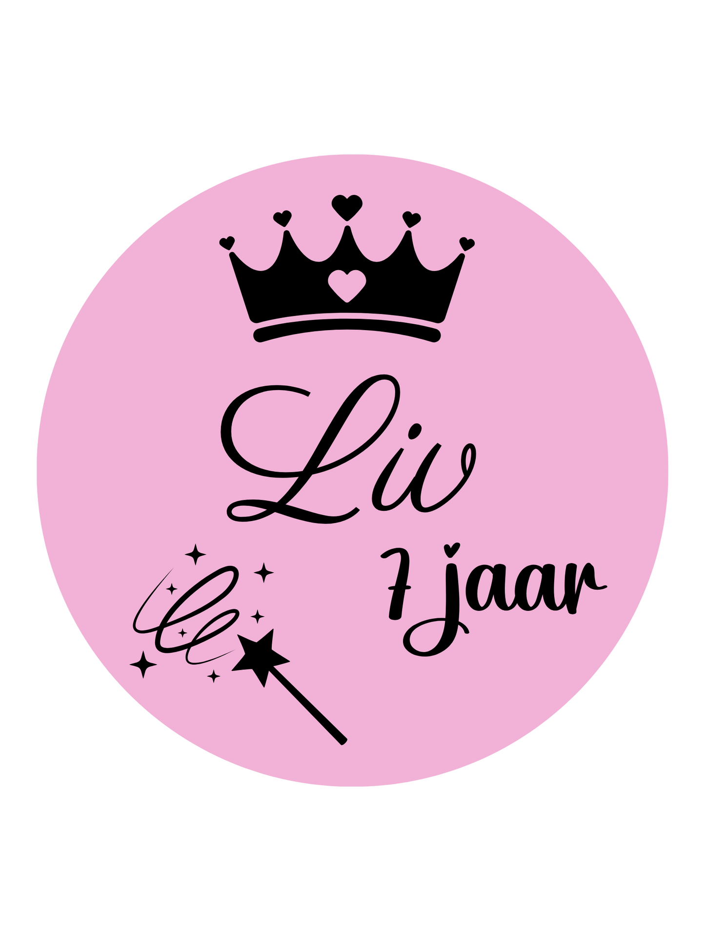 TRAKTATIE STICKER | PRINSES