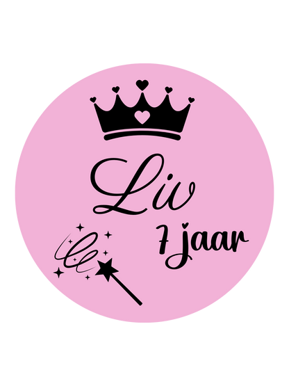 TRAKTATIE STICKER | PRINSES