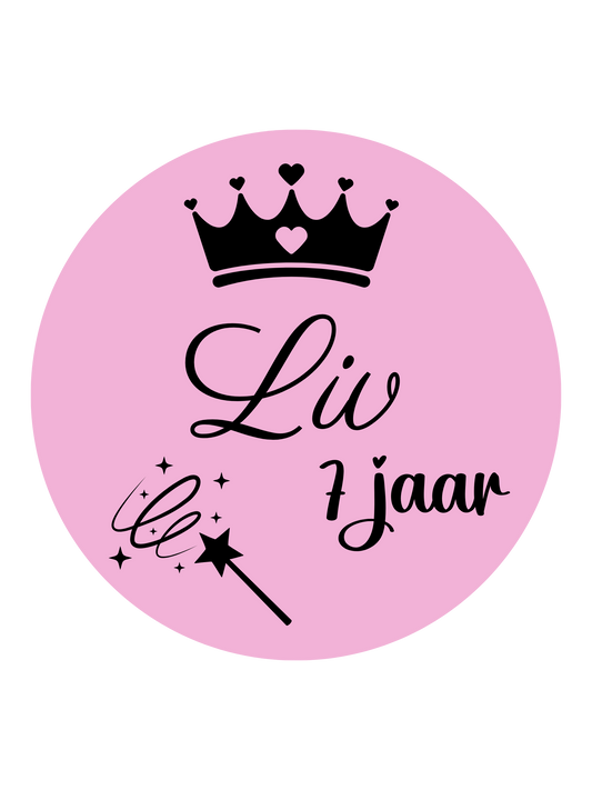 TRAKTATIE STICKER | PRINSES
