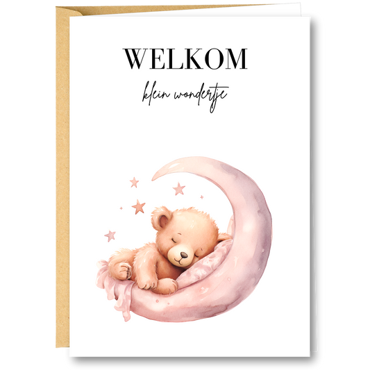 WENSKAART | WELKOM KLEIN WONDERTJE