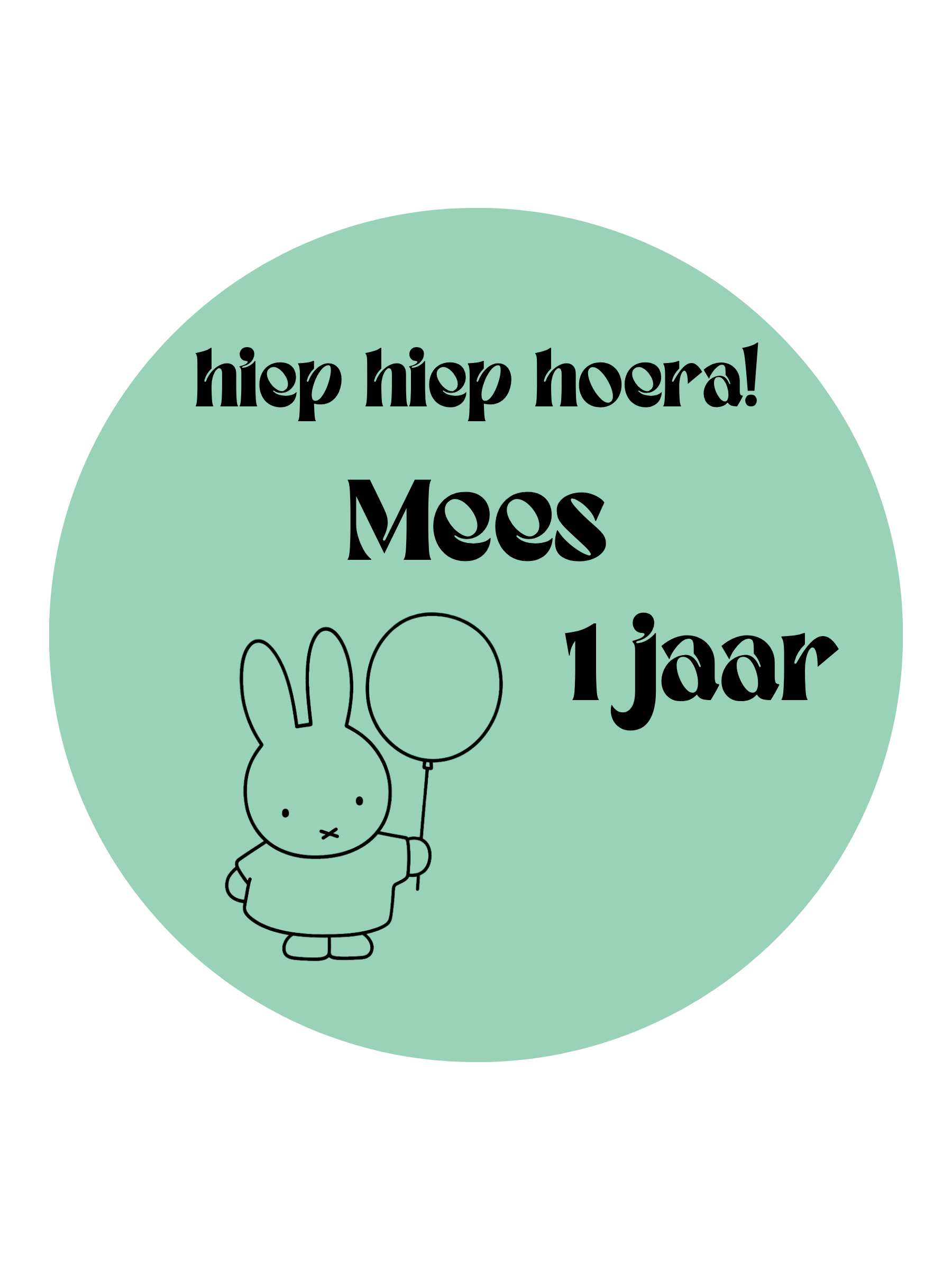 TRAKTATIE STICKER | NIJNTJE