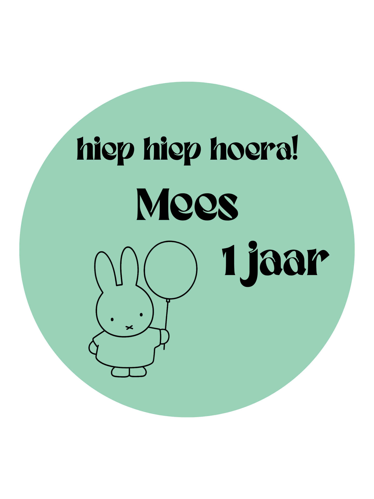 TRAKTATIE STICKER | NIJNTJE