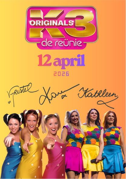 Full Color Poster | K3 Reünie met handtekening