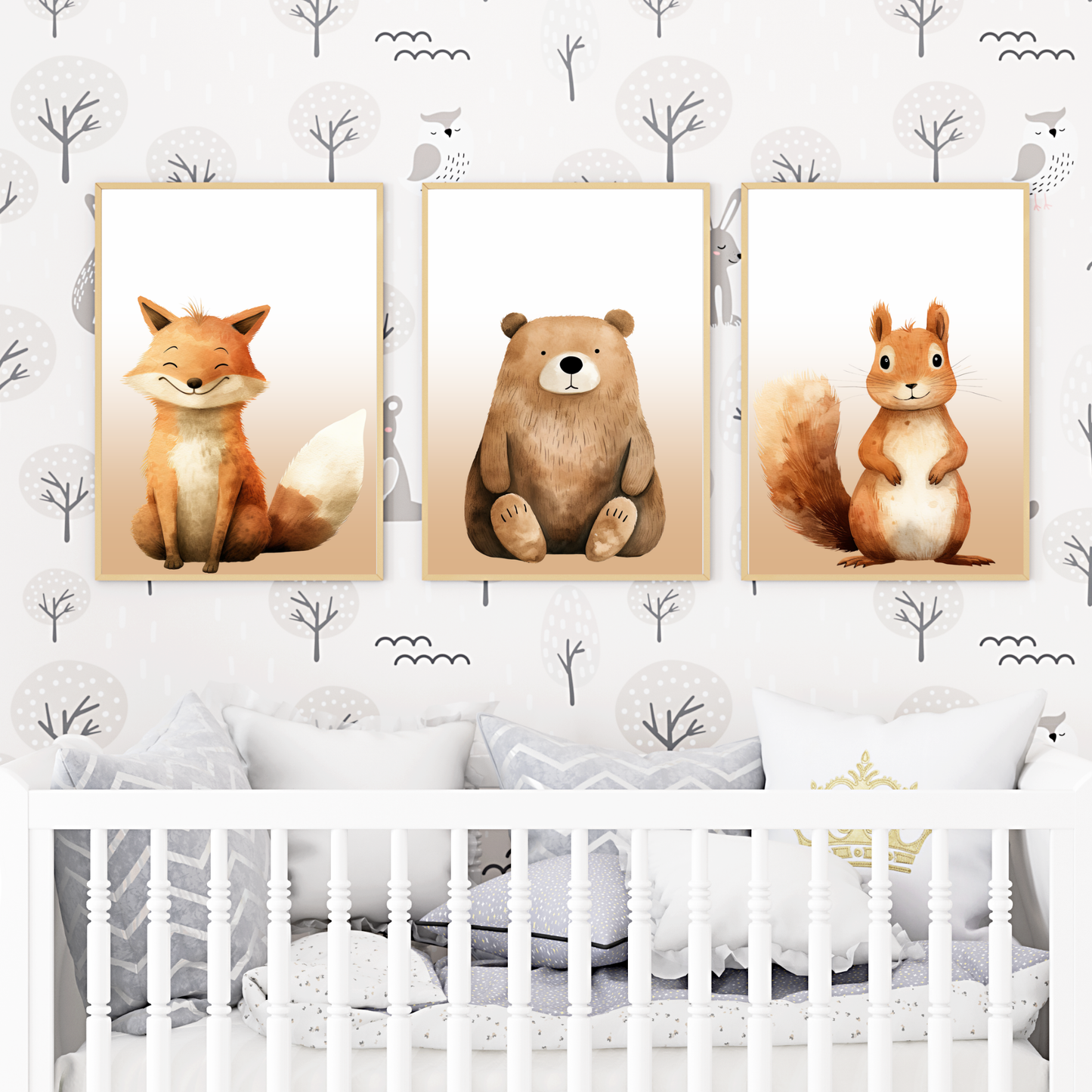 Full Color Poster | Bosdieren