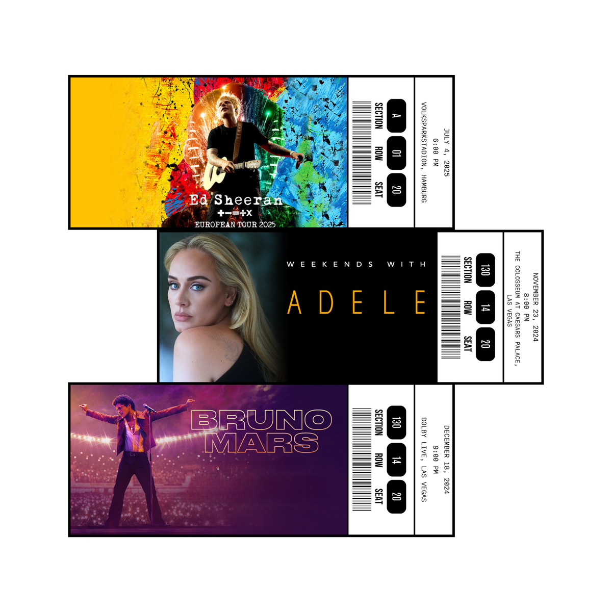 Full Color Ticket | Concert