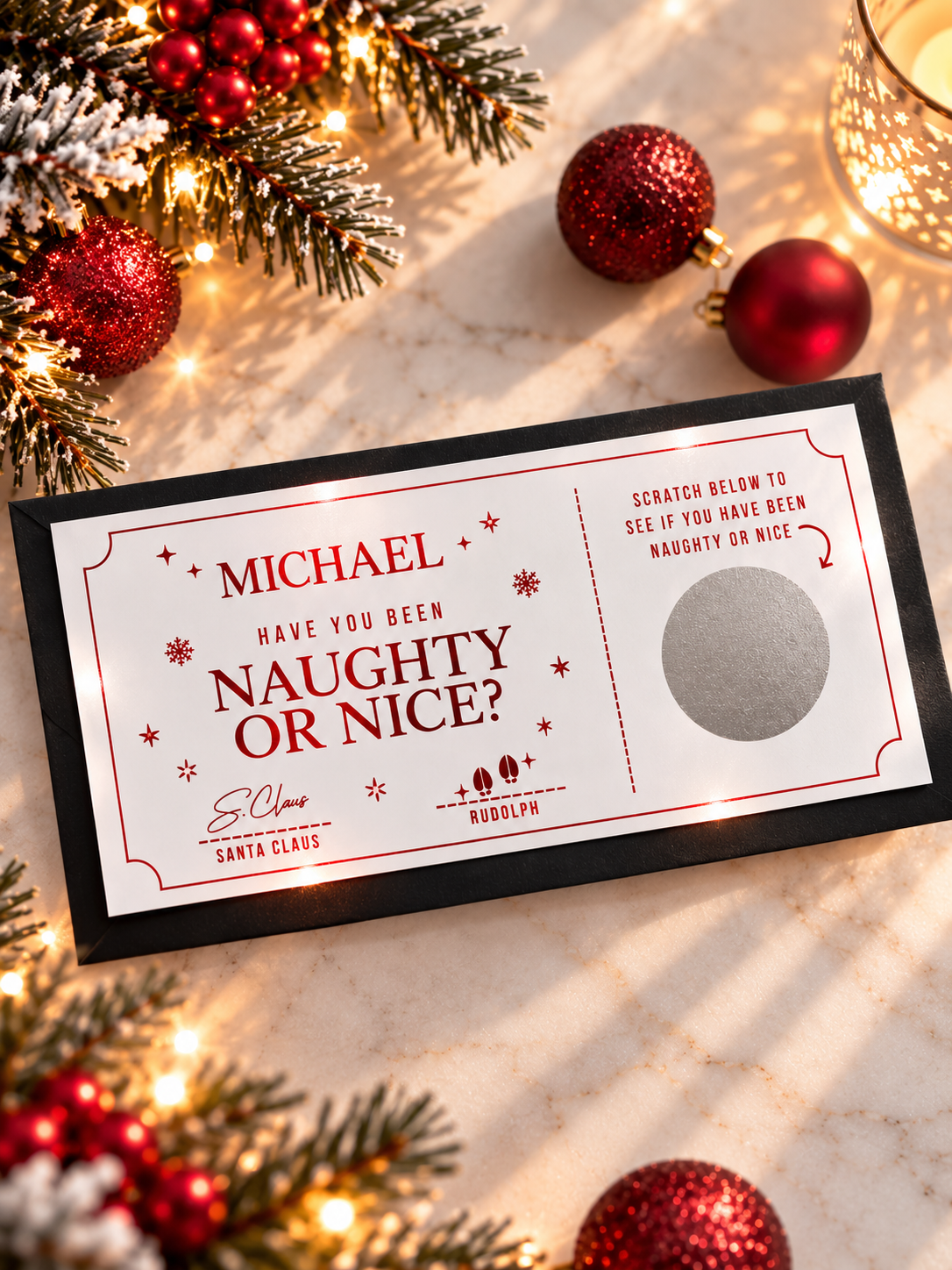 Foil Ticket | Naughty or Nice