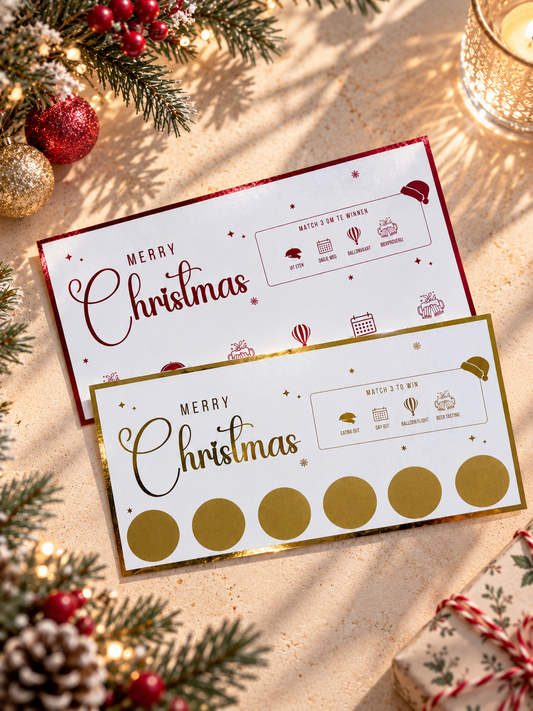 Foil Ticket | Christmas Scratch off