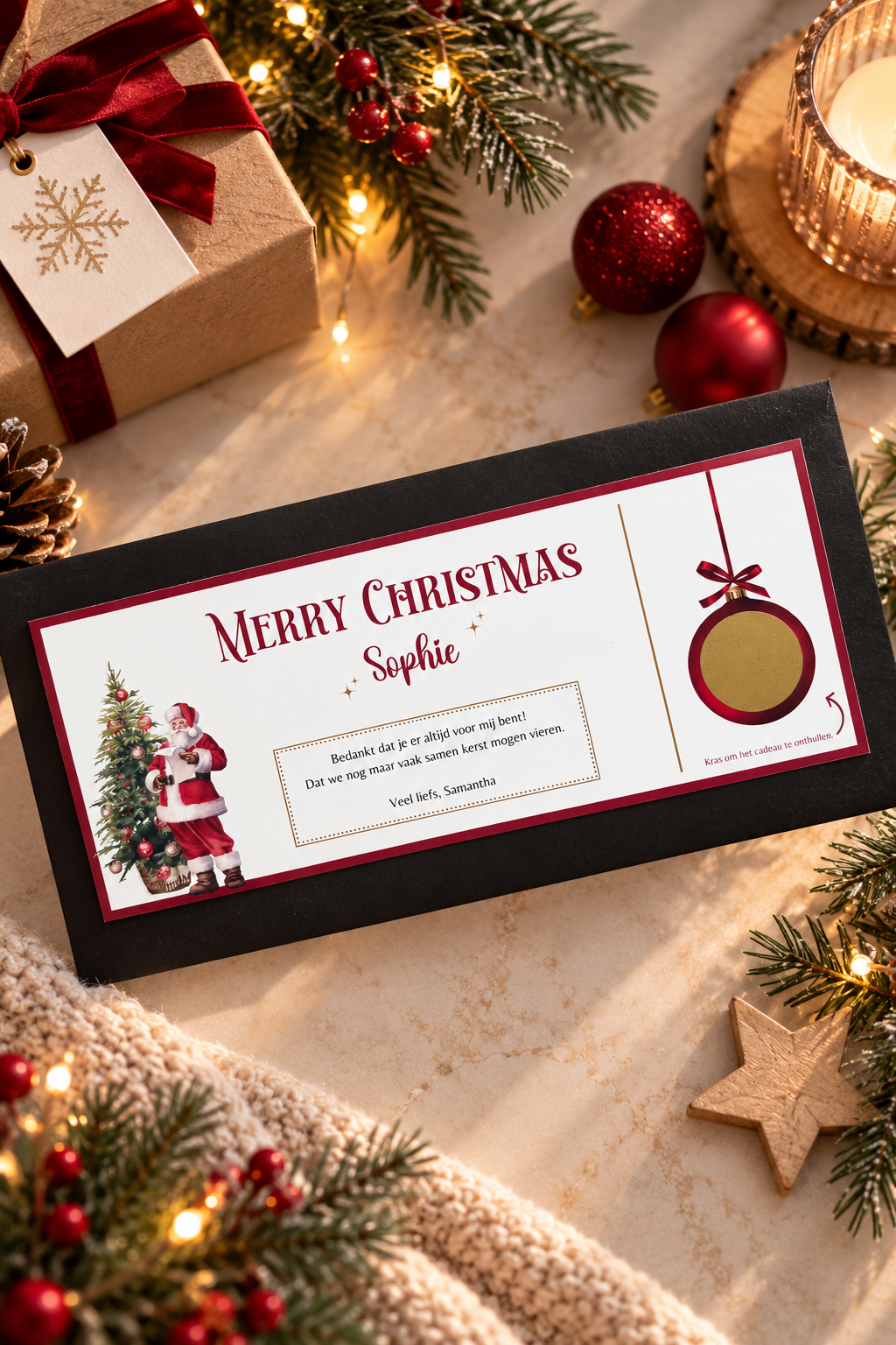 Full Color Gift Ticket | Christmas