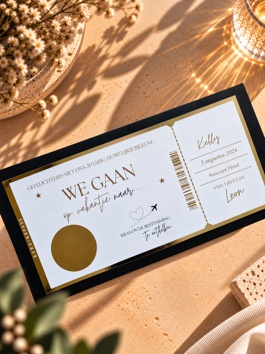 Foil Ticket | Boardingpass Scratchoff