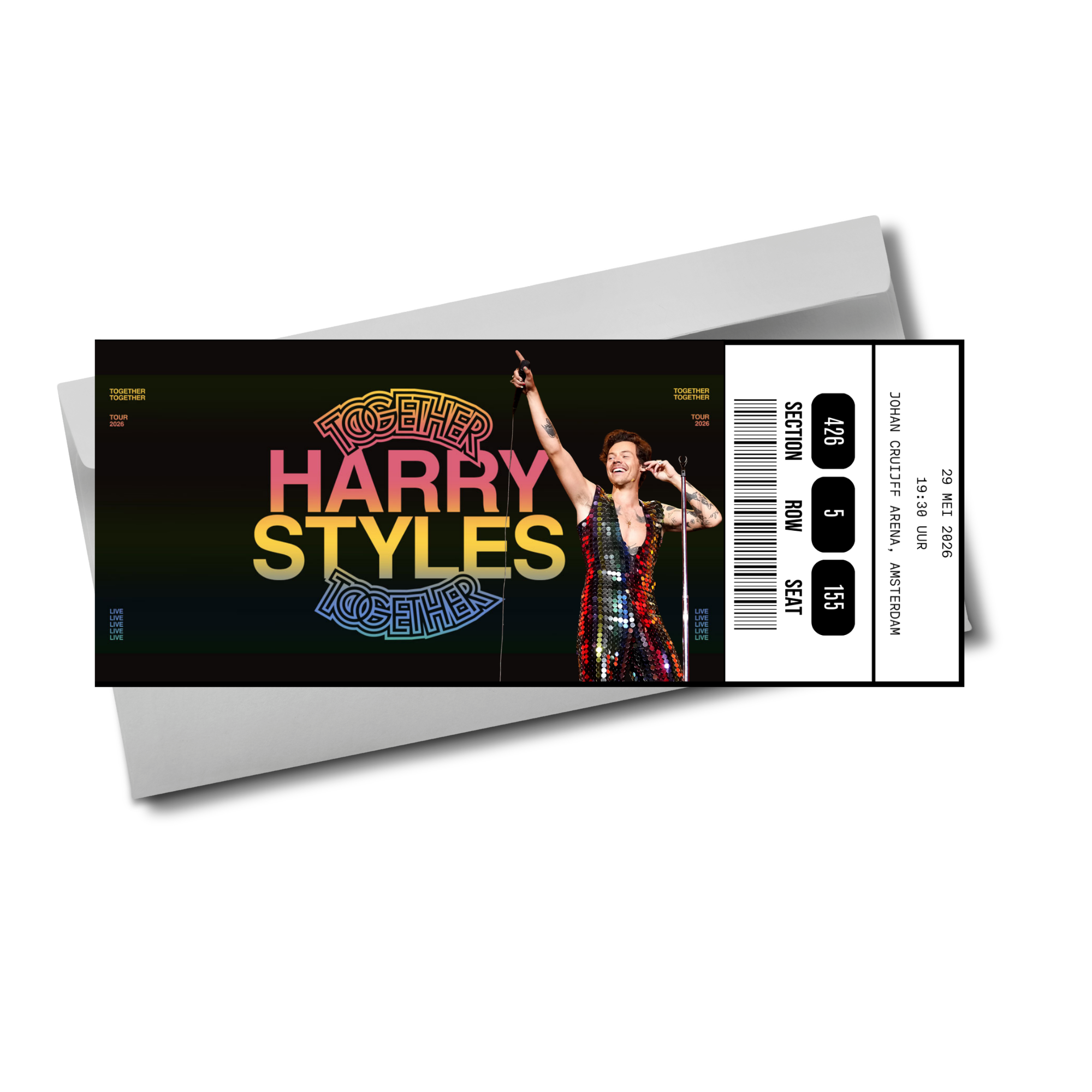 Full Color Ticket | Harry Styles