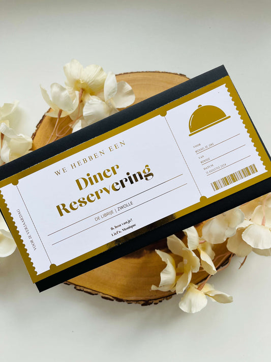 Foil Ticket | Diner Cadeaubon