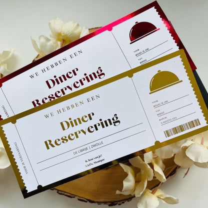 Foil Ticket | Diner Cadeaubon