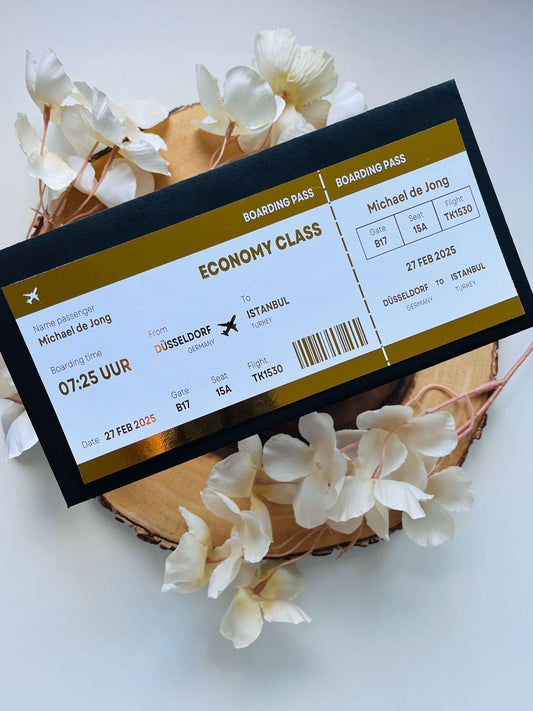 Foil Ticket | Vliegticket