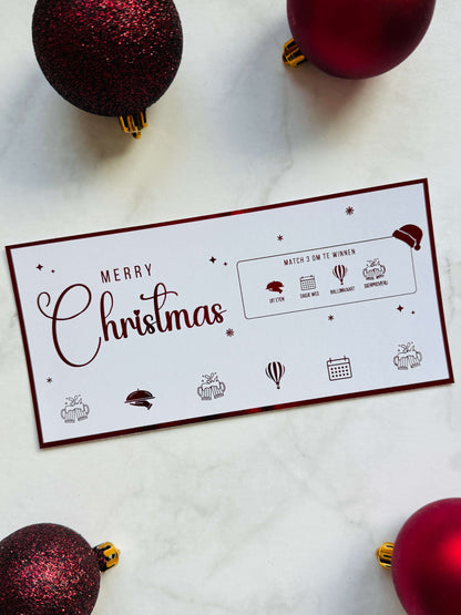 Foil Ticket | Christmas Scratch off