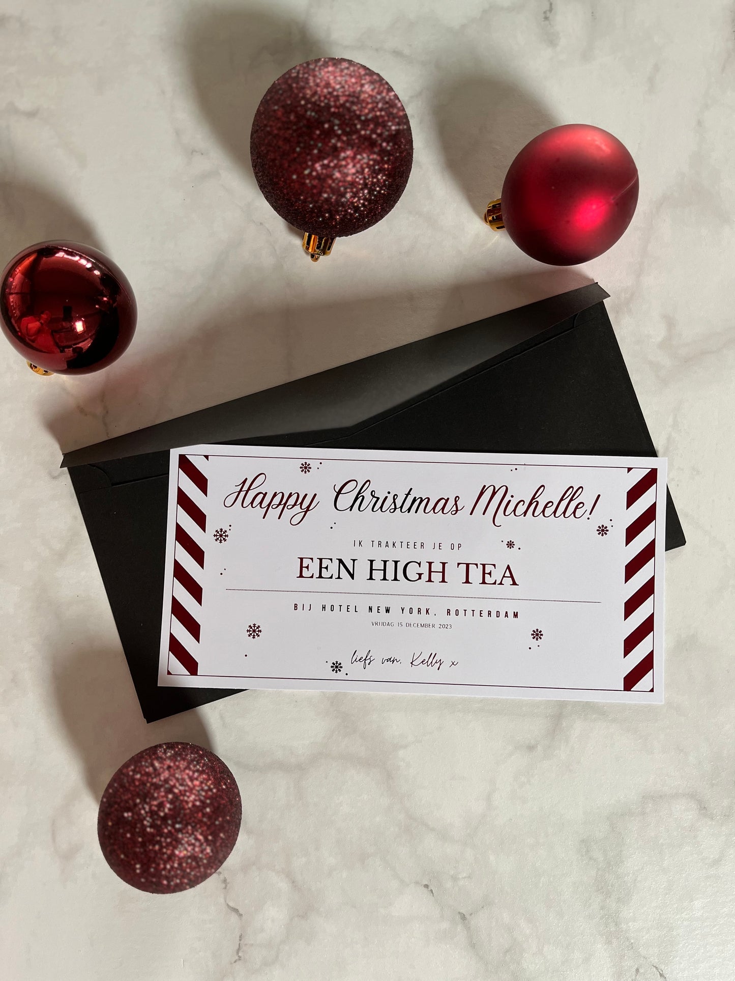 Foil Ticket | Happy Christmas