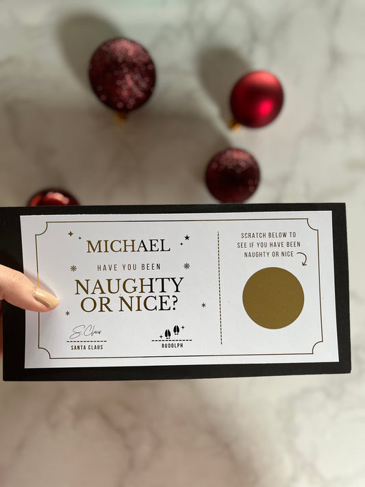 Foil Ticket | Naughty or Nice