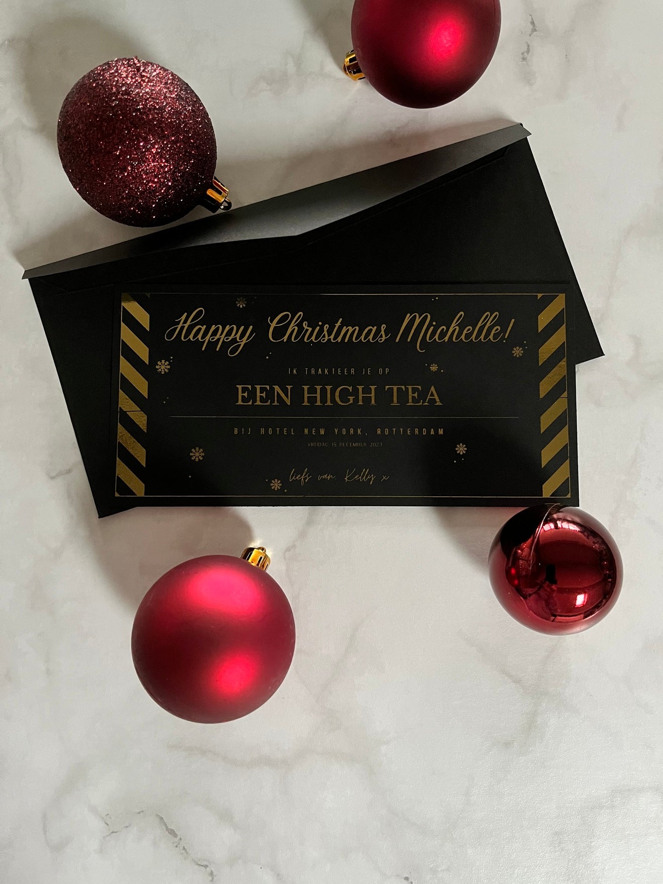 Foil Ticket | Happy Christmas